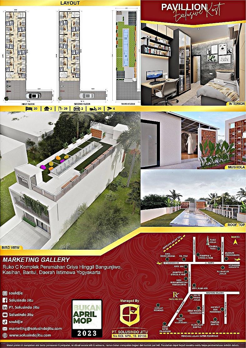 Paviliun Kost Exclusive Dekat Kampus UMY Ringroad Barat Jogja